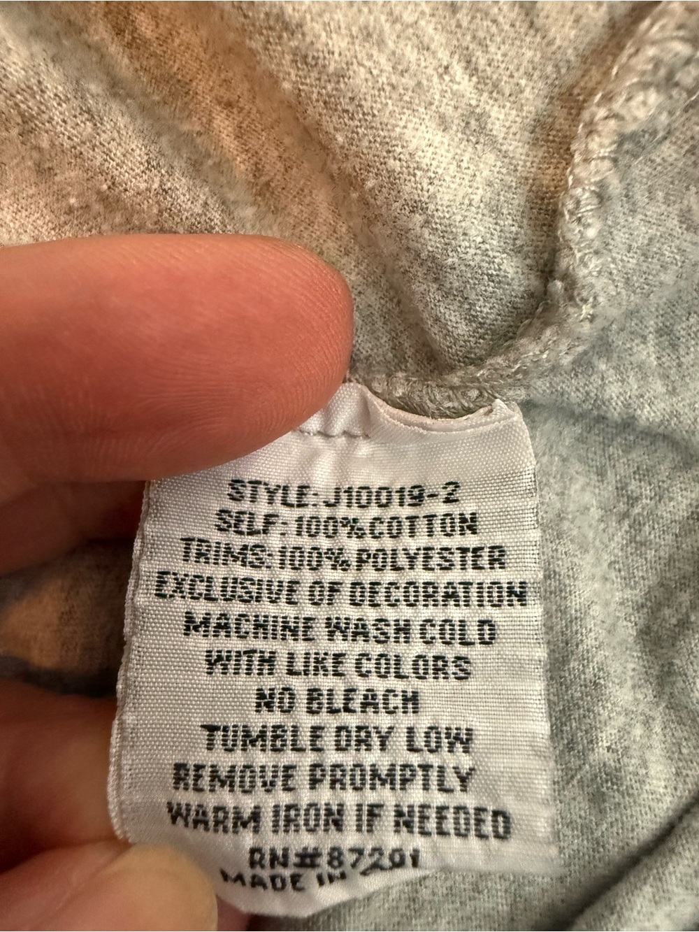 Johnny Was Etienne Everyday Tee in Heather Gray sz S - Picture 11 of 11